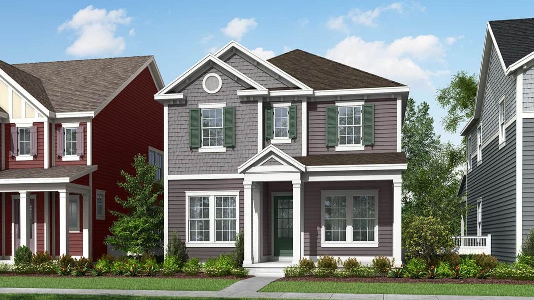 Representative exterior photo of a completed home built from the Vail by Brightland Homes in Westerly, Erie, CO (Image 2).