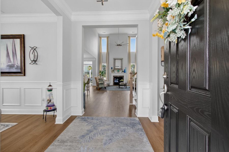 Furnished interior view inside a new home in Parker's Preserve, Ridgeville (Image 40).