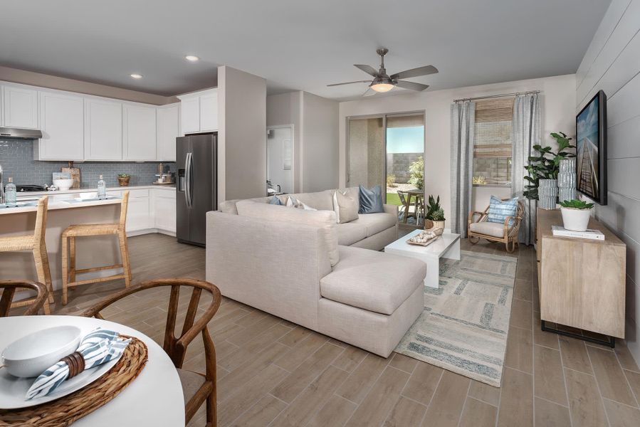 Great Room | Sabino | Sunrise - Canyon Series | Surprise, AZ | Landsea Homes