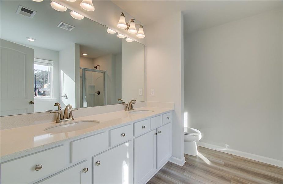 Furnished interior view inside a new home in Bowers Farm, McDonough (Image 9).