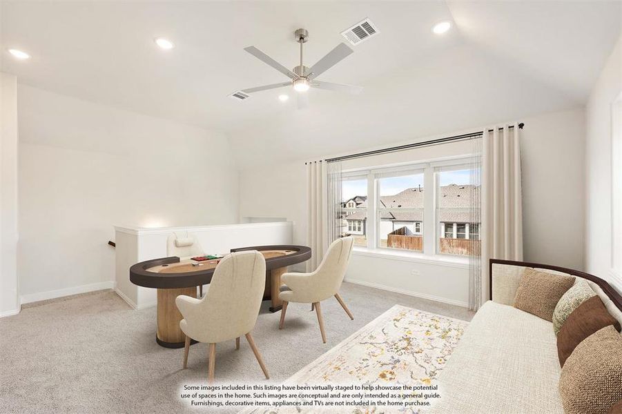 Furnished interior view inside a new home in Liberty, Melissa (Image 17).