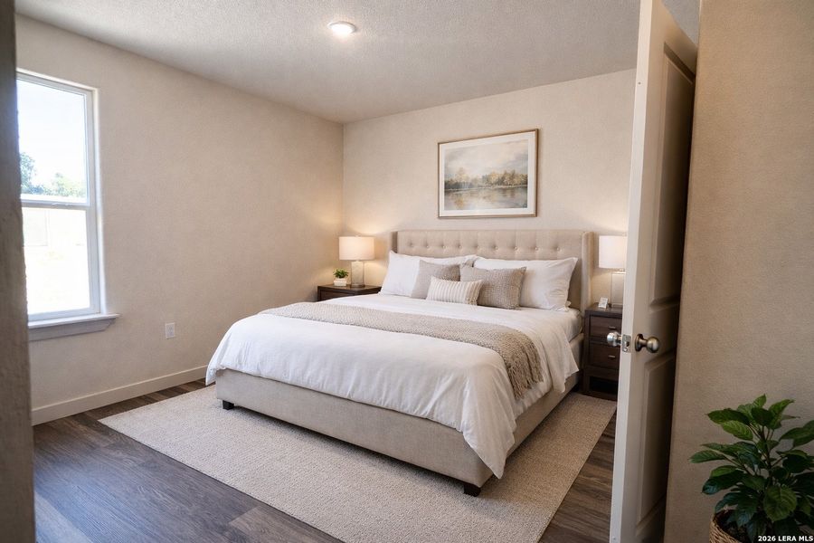 Furnished interior view inside a new home in , Floresville (Image 10).