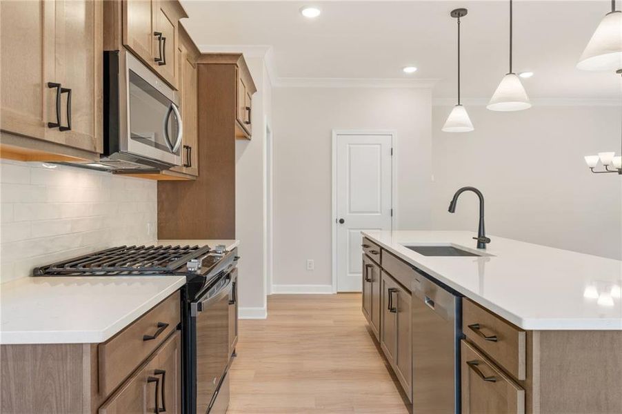 Furnished interior view inside a new home in Wildwood Place, Powder Springs (Image 10).