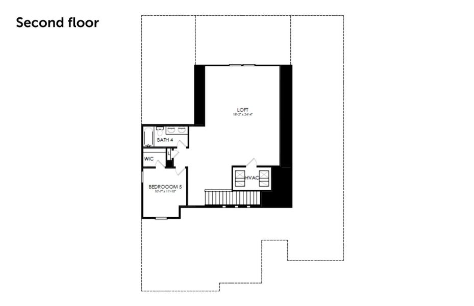 2D floor plan layout for the Ashby by Pulte Homes in Windsor Court, Fayetteville, GA (Image 3). 2D floor plan layout for the Ashby by Pulte Homes in Windsor Court, Fayetteville, GA (Image 3).