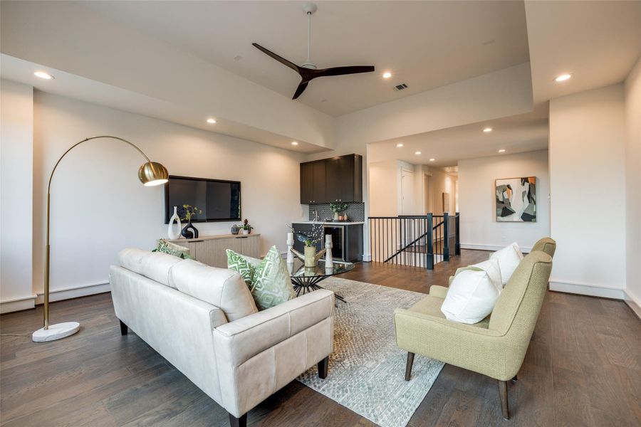 Furnished interior view inside a new home in , Houston (Image 26). Furnished interior view inside a new home in , Houston (Image 26).