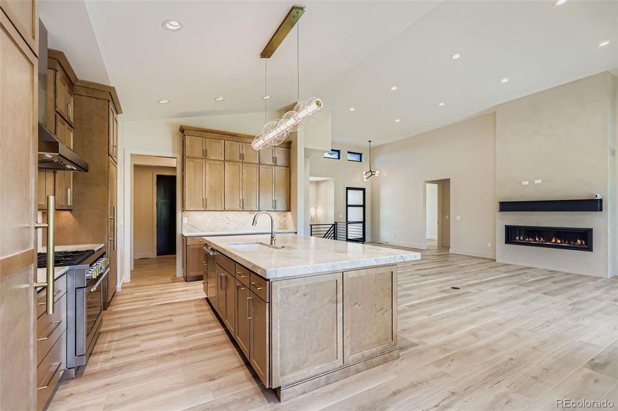 Furnished interior view inside a new home in , Colorado Springs (Image 9). Furnished interior view inside a new home in , Colorado Springs (Image 9).