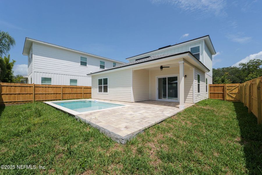 Front exterior of a new home in , St. Augustine, FL, highlighting curb appeal (Image 15).