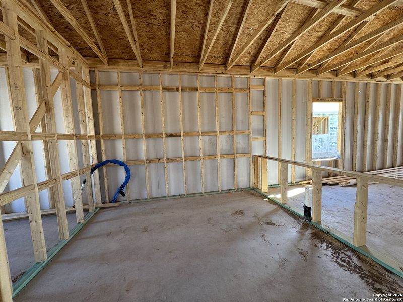 In-progress construction of a new home in Enclave at Hennersby Hollow 50's, San Antonio, TX (Image 14).