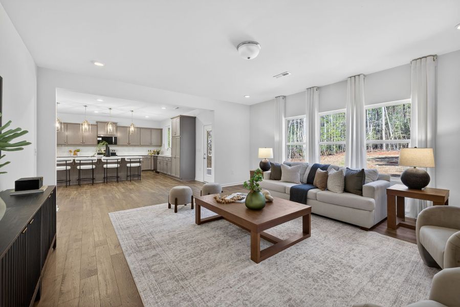 Furnished interior view inside a new home in Lake Royale, Louisburg (Image 13).