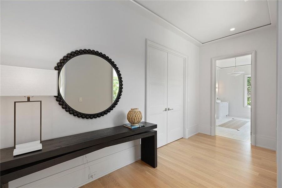 Furnished interior view inside a new home in , Atlanta (Image 17). Furnished interior view inside a new home in , Atlanta (Image 17).