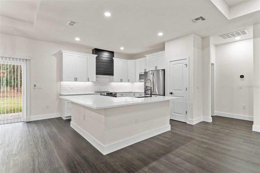 Furnished interior view inside a new home in , Weeki Wachee (Image 7). Furnished interior view inside a new home in , Weeki Wachee (Image 7).