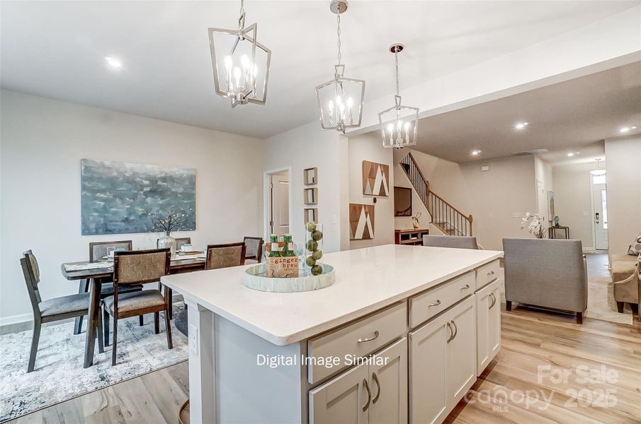 Furnished interior view inside a new home in Bailey Run, Charlotte (Image 11). Furnished interior view inside a new home in Bailey Run, Charlotte (Image 11).