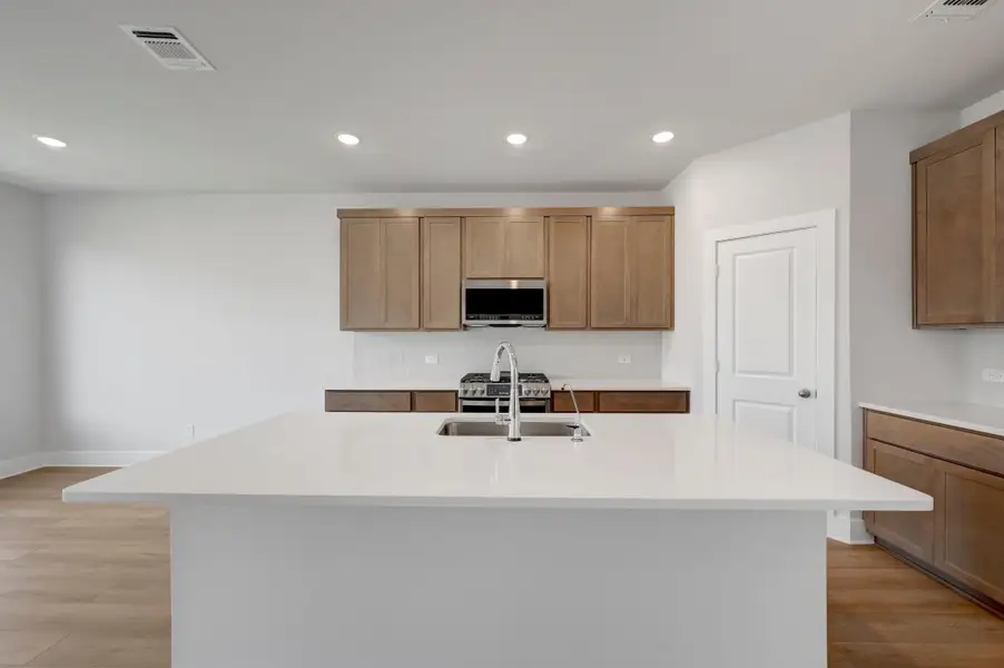 Furnished interior view inside a new home in The Meadows, Denton (Image 5).