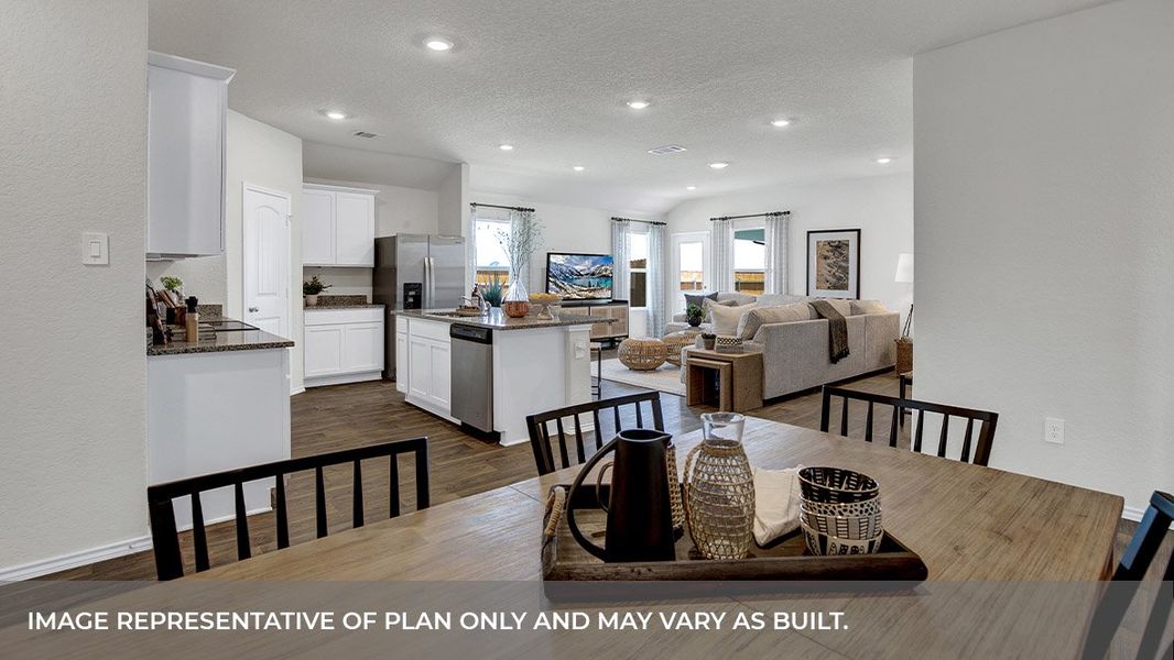 Furnished interior view inside a new home in Swenson Heights, Seguin (Image 10).
