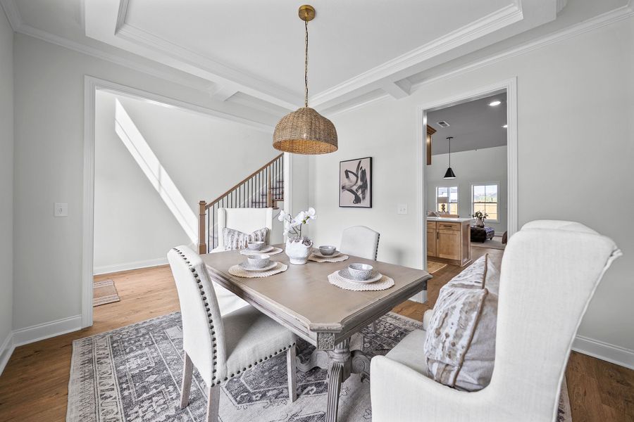 Furnished interior view inside a new home in Summerfield, Clarksville (Image 8).