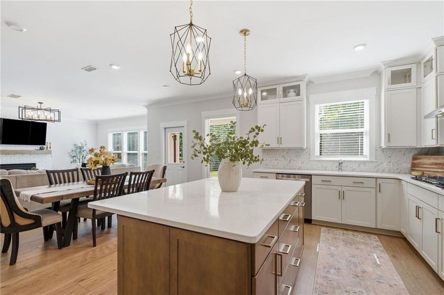 Furnished interior view inside a new home in , Flowery Branch (Image 9).