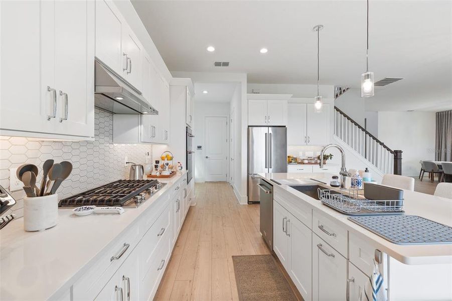 Furnished interior view inside a new home in , Winter Garden (Image 7). Furnished interior view inside a new home in , Winter Garden (Image 7).