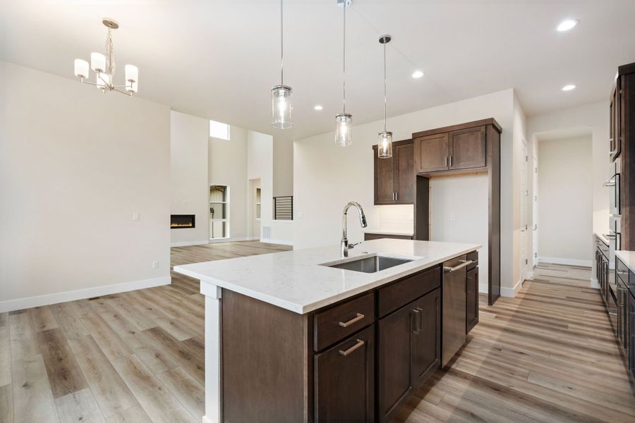 Representative furnished interior of a home built from the 4 by Trumark Homes in Kitchel Lake at Serratoga Falls, Timnath (Image 37).