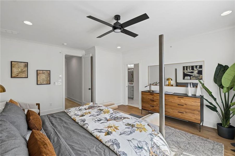 Furnished interior view inside a new home in South on Main, Woodstock (Image 9).