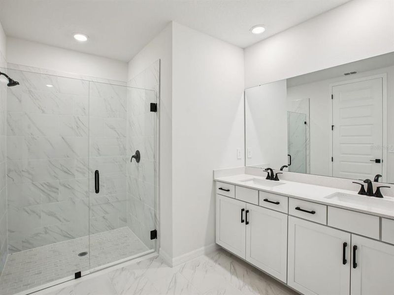 Furnished interior view inside a new home in Two Rivers - Signature Series, Zephyrhills (Image 8). Furnished interior view inside a new home in Two Rivers - Signature Series, Zephyrhills (Image 8).