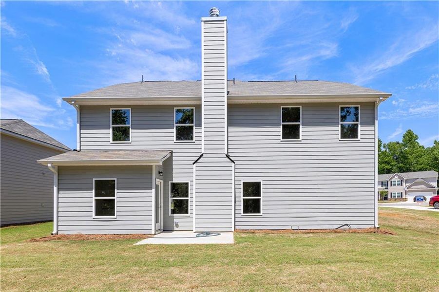 Exterior details and patio area of a home in , Villa Rica (Image 3).