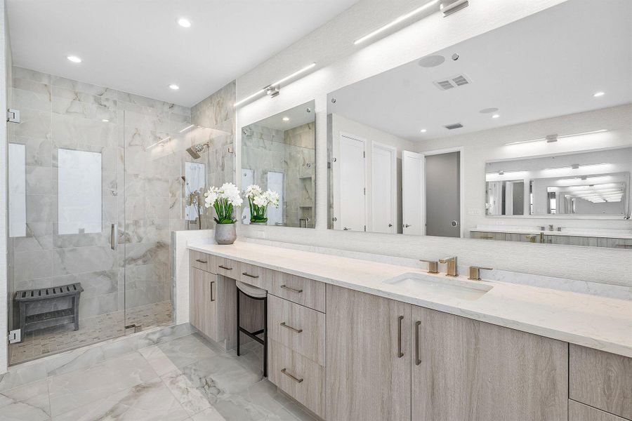 Furnished interior view inside a new home in , Boca Raton (Image 62). Furnished interior view inside a new home in , Boca Raton (Image 62).