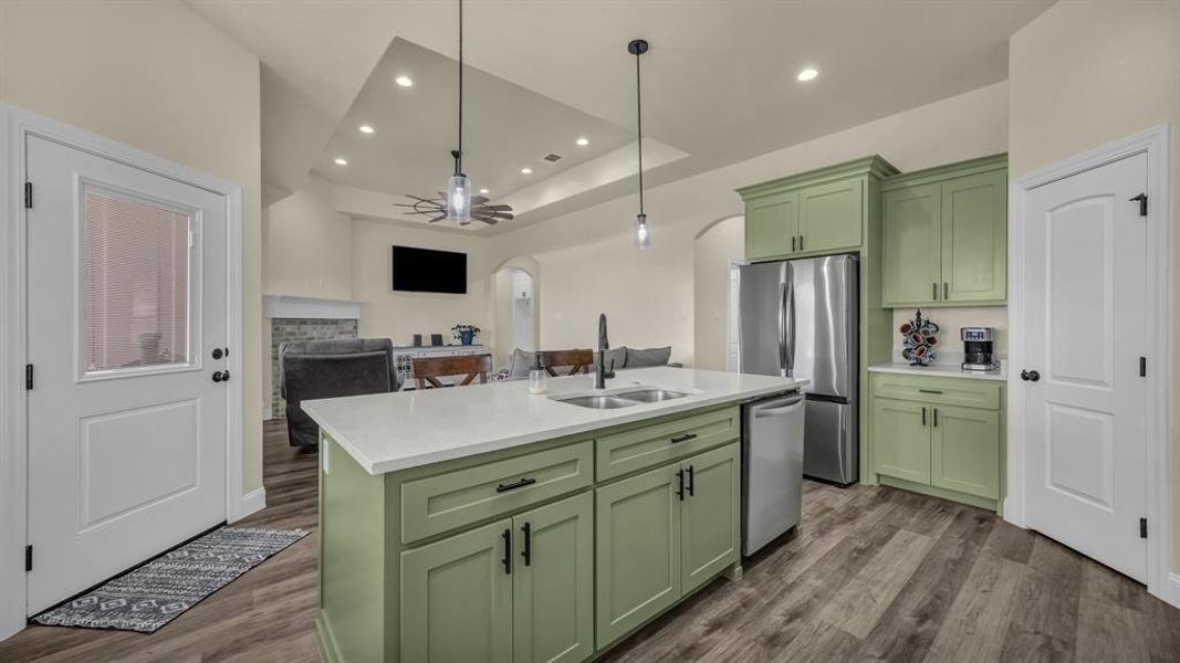 Furnished interior view inside a new home in , Granbury (Image 15).