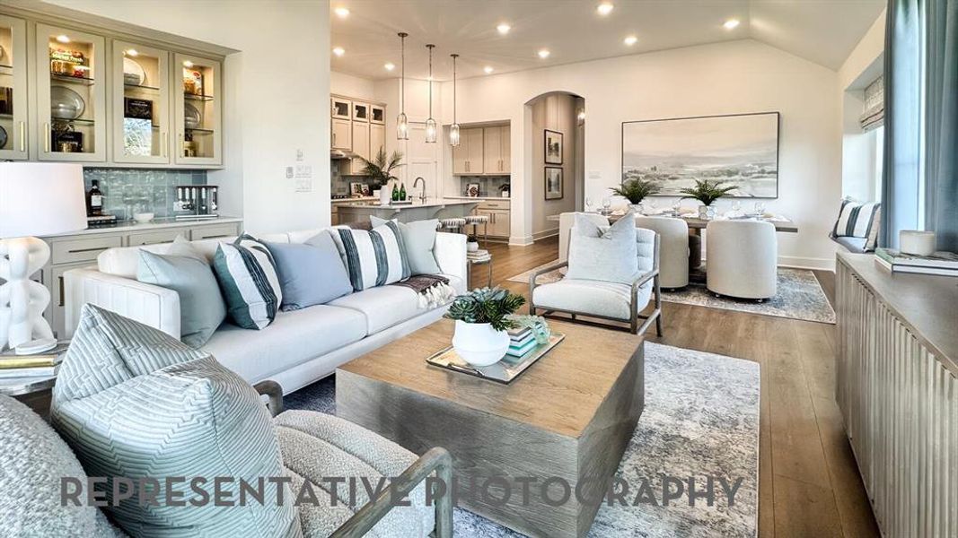 Furnished interior view inside a new home in Sandbrock Ranch, Aubrey (Image 32).