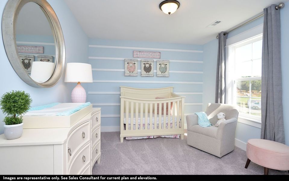 Furnished interior view inside a new home in McCain's Station, Gallatin (Image 17).