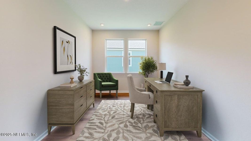 Furnished interior view inside a new home in Lakes at Bella Lago, Green Cove Springs (Image 6).