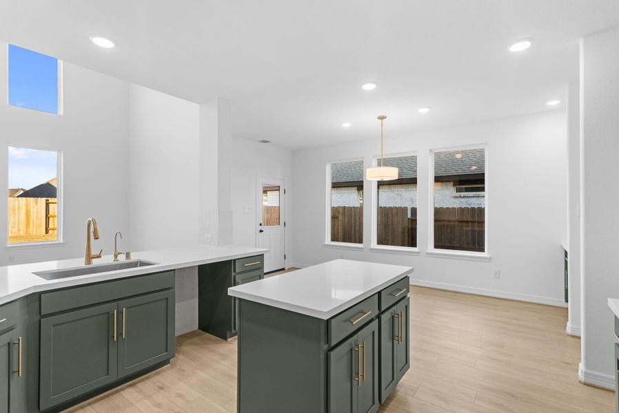 Furnished interior view inside a new home in The Meadows at Imperial Oaks, Conroe (Image 11).