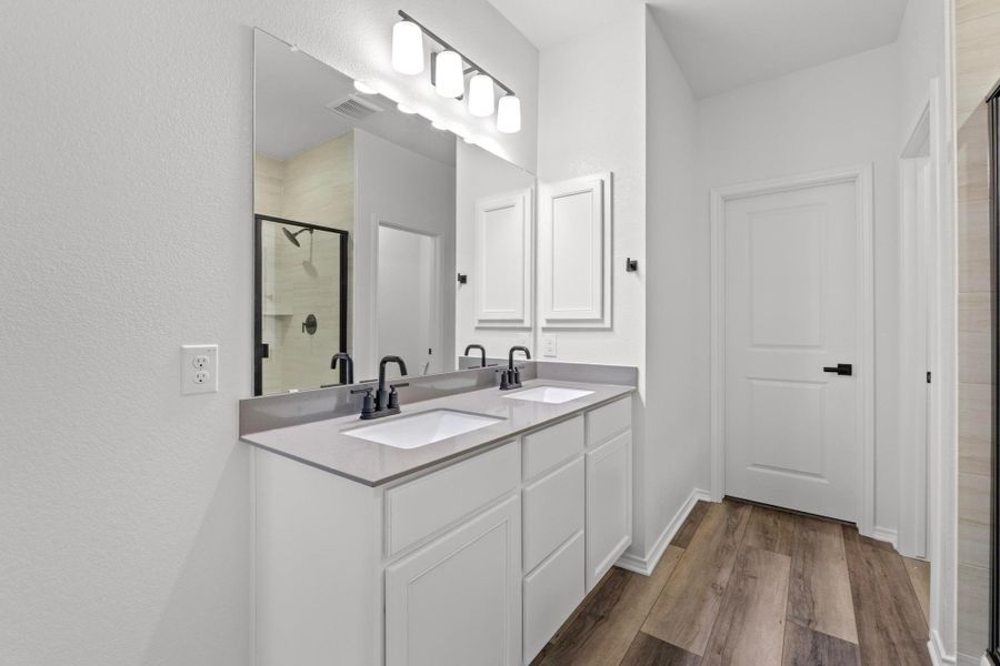 Furnished interior view inside a new home in Salerno - Heritage Collection, Round Rock (Image 6).