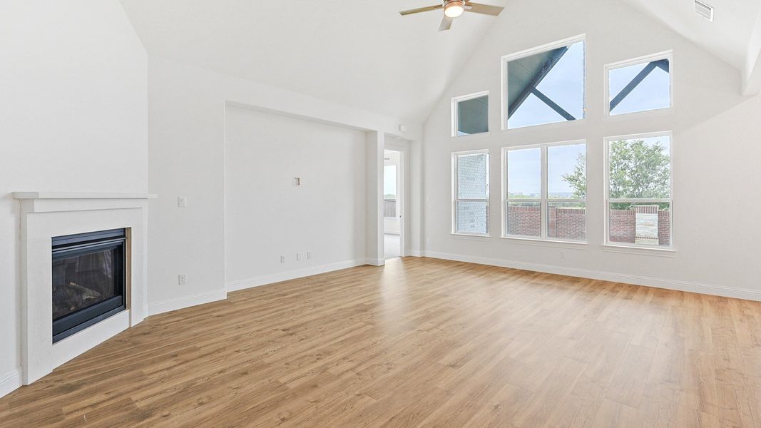 Representative furnished interior of a home built from the Princeton by DRB Homes in Brookewater, Rosenberg (Image 6).