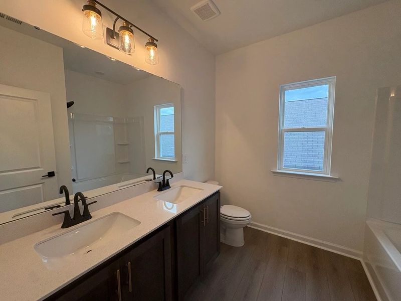 Bath 3 featuring AW Collection® Oxford - Clean finishes and calming hues. Bath 3 featuring AW Collection® Oxford - Clean finishes and calming hues.