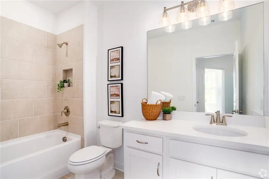 Furnished interior view inside a new home in , Cartersville (Image 9).