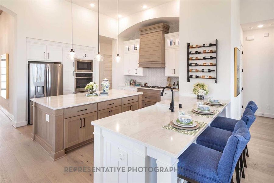 Furnished interior view inside a new home in Sandbrock Ranch, Aubrey (Image 11).