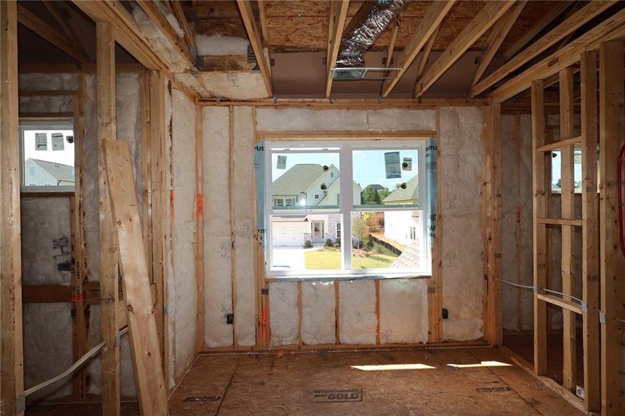 In-progress construction of a new home in Havencroft, Woodstock, GA (Image 12).
