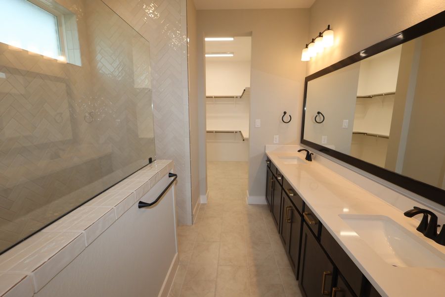 Furnished interior view inside a new home in Elyson - Reserve Collection, Katy (Image 5).