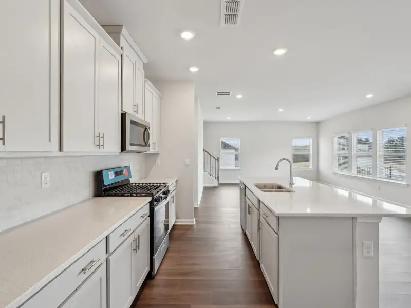 Furnished interior view inside a new home in Preserve at Mountain Creek, Pendergrass (Image 4).