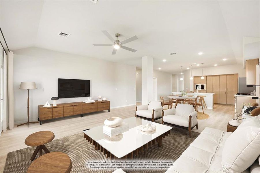 Furnished interior view inside a new home in Eagle Glen Elements, Alvarado (Image 7).
