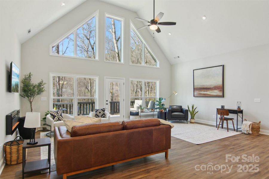 Furnished interior view inside a new home in , Bryson City (Image 10).