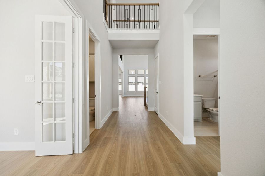 Representative unfurnished interior of a home built from the Kenai by Centre Living Homes in Painted Tree Lakeside, McKinney (Image 20).