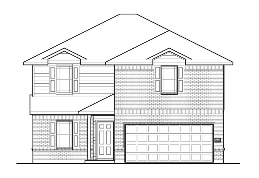 Hamilton Elevation B Elevation