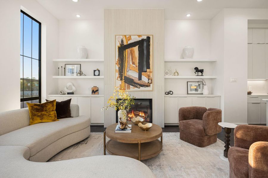 Furnished interior view inside a new home in , Houston (Image 10).