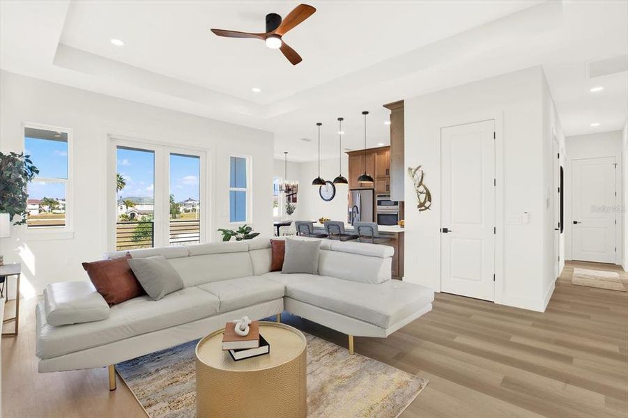 Furnished interior view inside a new home in , Hernando Beach (Image 16).