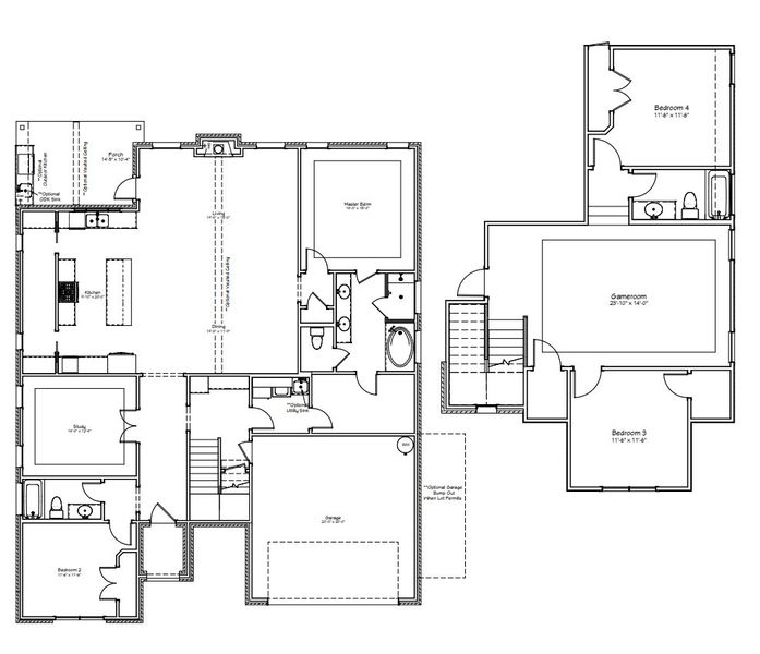 2D floor plan layout for the The Landry by Reece Homes in Traditions, Bryan, TX (Image 5). 2D floor plan layout for the The Landry by Reece Homes in Traditions, Bryan, TX (Image 5).