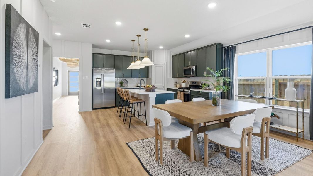 Model home photos of similar floorplans, not pictures of actual home.