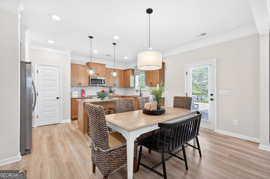 Furnished interior view inside a new home in Cobblestone Crossing Commons, Warner Robins (Image 12).