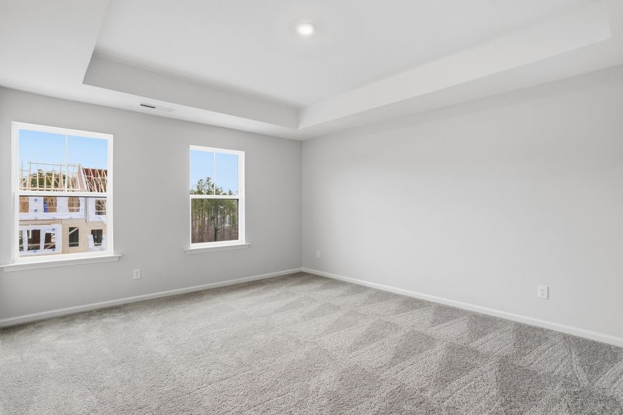 Spacious, unfurnished interior of a new home in Sweetbrier, Durham (Image 25).