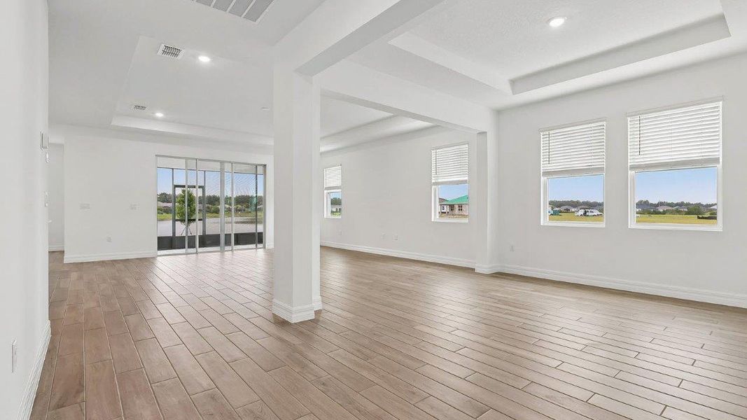 Representative unfurnished interior of a home built from the Camden by D.R. Horton in Lakes of Mount Dora, Mount Dora (Image 23).